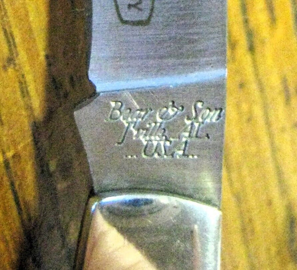 New USA BEAR & SONS MGC 2004 Transition Congress 2Blade Stag Handle Pocket Knife