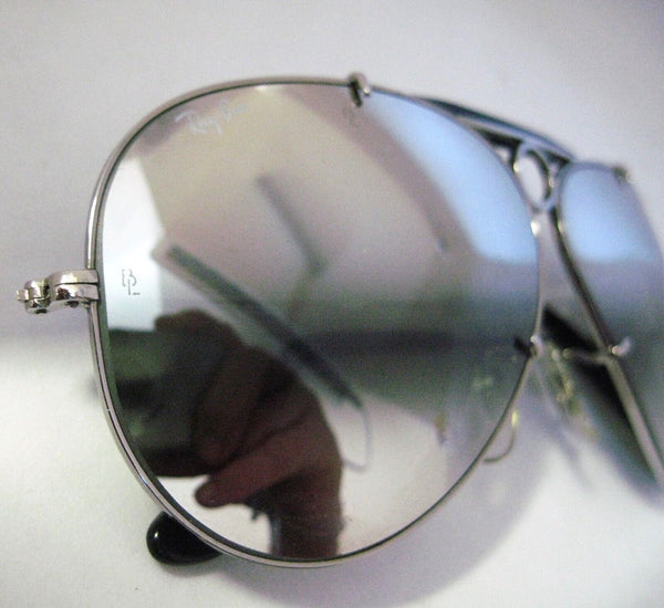 Ray-Ban USA Vintage 80s B&L NOS Aviator DGM G-31 Chrome Shooter New Sunglasses