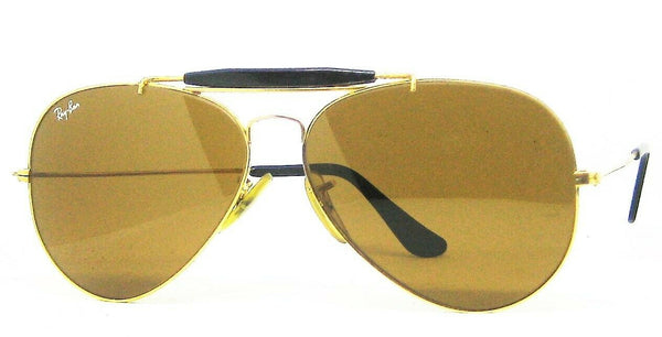 Ray-Ban USA Vintage B&L Aviator Chromax W1665 frame-B-15 lenses 62mm Sunglasses