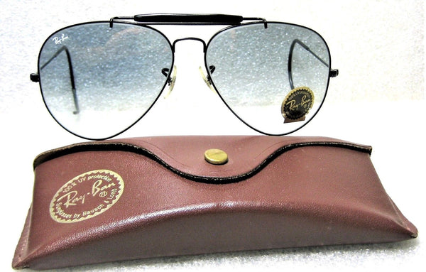 Ray-Ban USA NOS Vintage B&L Aviator 62mm ODM Blue UltraGradient New Sunglasses - Vintage Sunglasses 