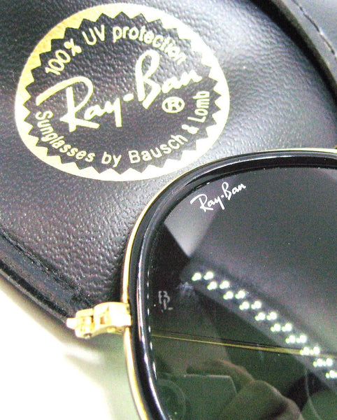 Ray-Ban USA NOS Vintage 1980s B&L Aviator Road Spirit W0744 Stl G New Sunglasses