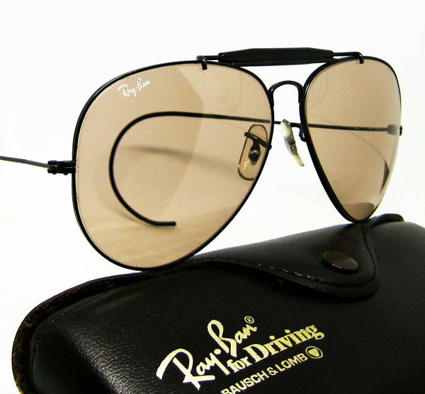 Ray-Ban USA Vintage B&L Aviator Outdoorsman II Changeables BlakChrome Sunglasses