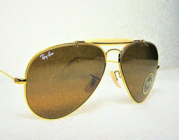 Ray-Ban USA Vintage NOS B&L Aviator Outdoorsman TGM B15 4-Driving New Sunglasses - Vintage Sunglasses 
