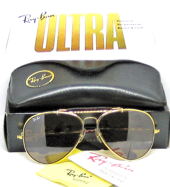 *Rare Ray-Ban USA Vintage NOS B&L Aviator Ultra Bravura RB50 W1219 Sunglasses