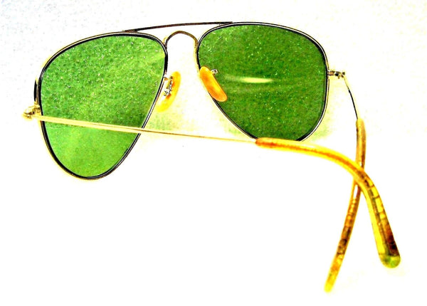 Vintage Ray-Ban USA Rare 1940s B&L Pilot 52 RB-3 Aviator 12kGF Sunglasses & Case - Vintage Sunglasses 