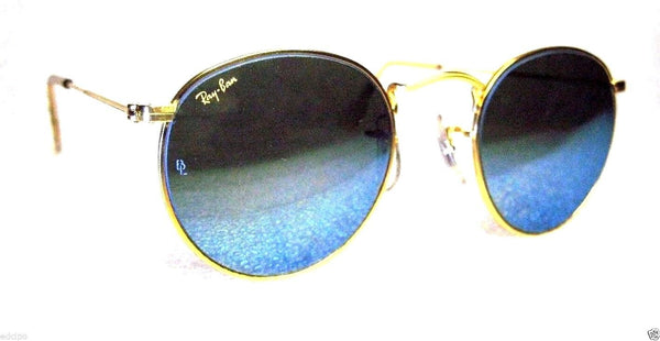 Ray-Ban USA Vintage NOS B&L Classic Metals 50 Blue Mirror 24k GP New Sunglasses