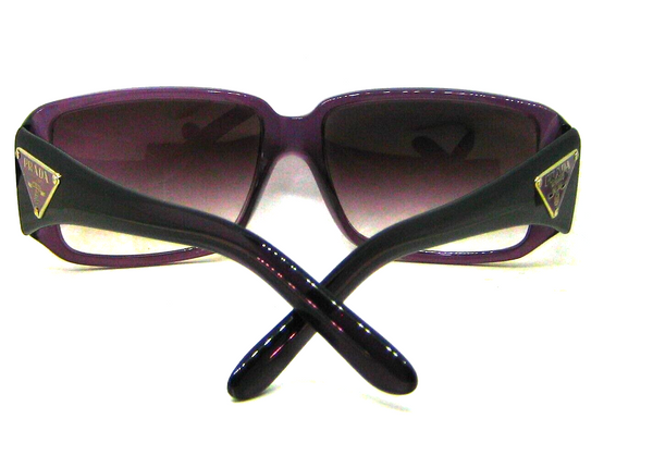 Prada Milano New Top Gradient SPR 16L 57[]15 Translucent Plum Sunglasses & Case