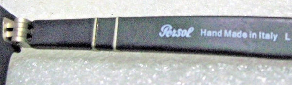 Persol New Vintage 3065-S 9013/71 Rare 55-20 Black Sandblast MidNight Sunglasses - Vintage Sunglasses 