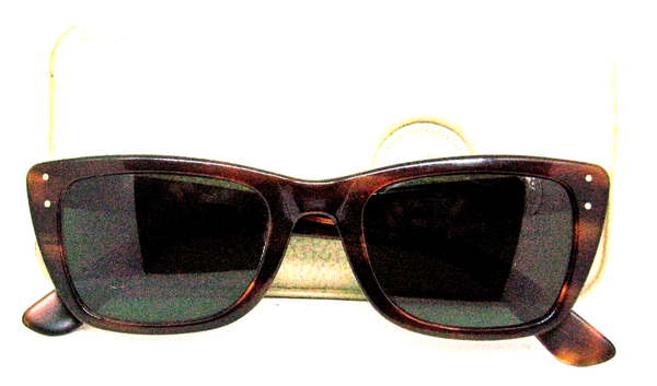 Ray-Ban USA Vintage B&L 1950s Caribbean Wayfarer Tortoise 52mm G-15 Sunglasses