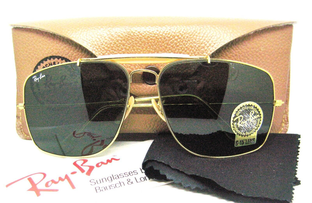 Ray-Ban USA Vintage 1990s B&L NOS Aviator  Explorer 62mm W0504 New Sunglasses