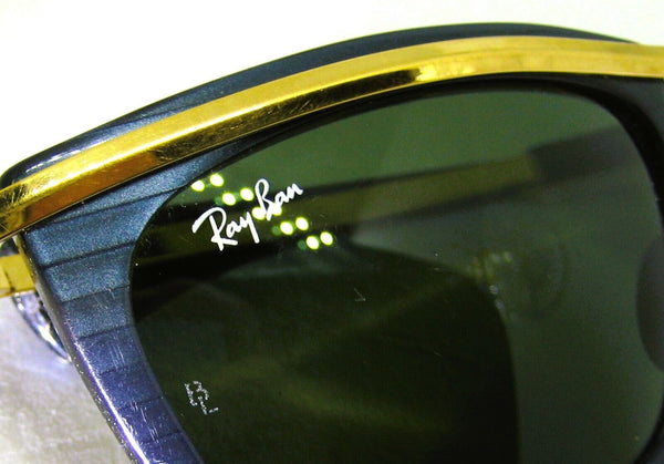 Ray-Ban USA 1980s Vintage B&L Olympian II L1004 Wayfarer Rare NrMint Sunglasses