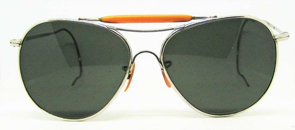 Vintage American Optical USA Aviator WWII B&L Ful Vue USL-USN AN6531 Sunglasses - Vintage Sunglasses 
