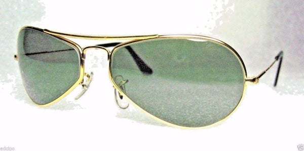 Ray-Ban USA *NOS Vintage B&L Aviator "Air-Boss" 24kGP W2615 Pilot NEW Sunglasses - Vintage Sunglasses 