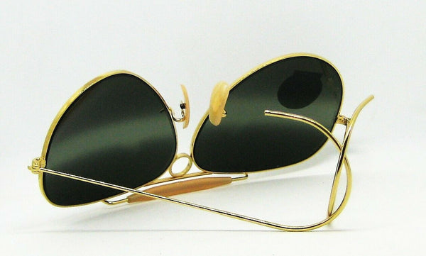Ray-Ban USA Vintage NOS  B&L Aviator *DGM G31 Bullet Hole Shooter New Sunglasses - Vintage Sunglasses 