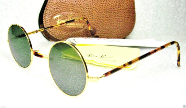 Ray-Ban USA NOS Vintage B&L Cheyenne II W1749 Gold Tortoise New Sunglasses &Case - Vintage Sunglasses 