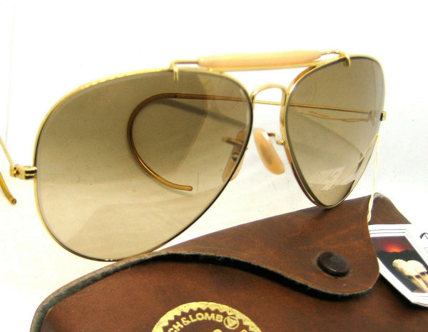 Ray-Ban USA NOS Vintage B&L Aviator Outdoorsman Ultragradient T9847 Sunglasses