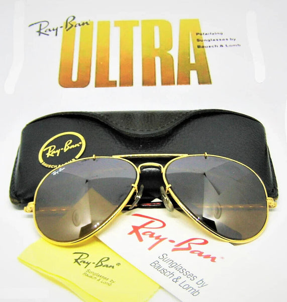 *Rare Ray-Ban USA Vintage NOS B&L Aviator Ultra Bravura RB50 W1219 Sunglasses