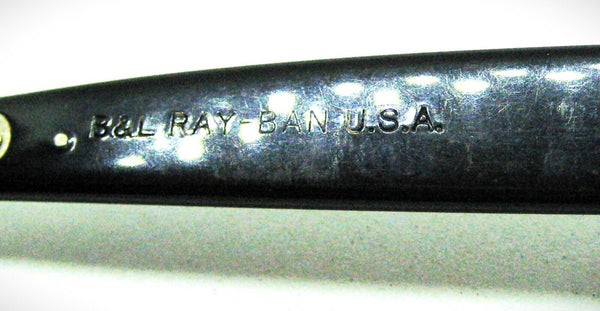 Ray-Ban USA 1990s Vintage B&L Wayfarer  Max Ebony W1272 Excellent Sunglasses