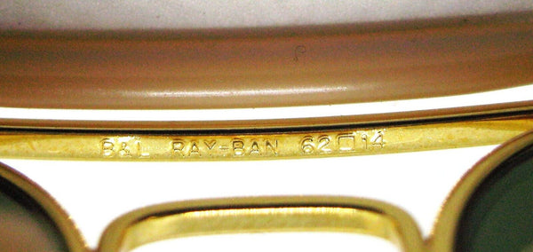 Ray-Ban USA B&L NOS Diamond Hard Aviator Outdoorsman II The General Sunglasses