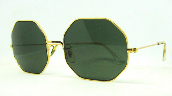 Ray-Ban USA 1960s Vintage B&L Classic Collection Octagon Arista Hippy Sunglasses