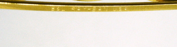 Ray-Ban USA Vintage 1980s Bausch & Lomb Aviator Arista Gold 58mm G-15 Sunglasses
