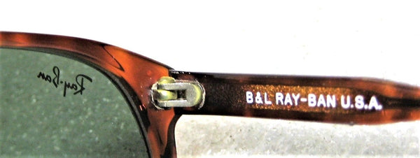 Ray-Ban USA Vintage NOS 80s B&L TraditionalS D Blonde Tort L1677 New Sunglasses - Vintage Sunglasses 