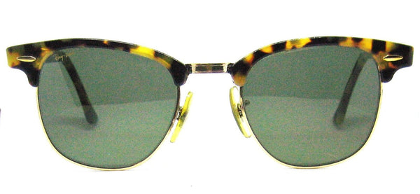 Ray-Ban USA Vintage 80 B&L Clubmaster Antique Tortoise Wayfarer Mint Sunglasses