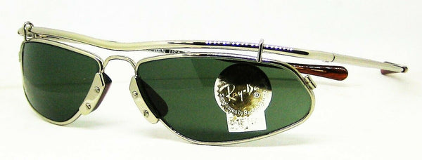 Ray-Ban USA NOS Vintage B&L Predator Inertia Chrome W2466 New Sunglasses & Case