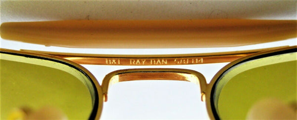 Ray-Ban USA Vintage 70s NOS B&L Aviator Ambermatic Full Mirror Photo Sunglasses - Vintage Sunglasses 