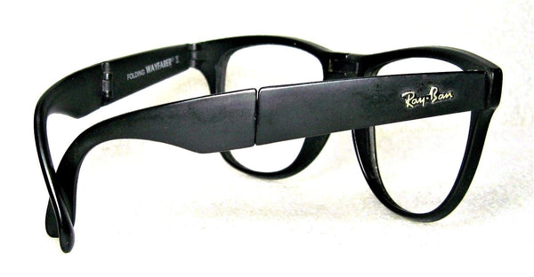 Ray-Ban USA Vintage B&L "Folding" *Rare Wayfarer II W0871 *Mint Sunglasses Frame - Vintage Sunglasses 