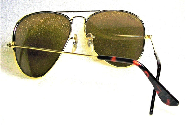 Ray-Ban USA NOS Vintage B&L Aviator Tortuga Classic B-15HC  L1706 New Sunglasses - Vintage Sunglasses 