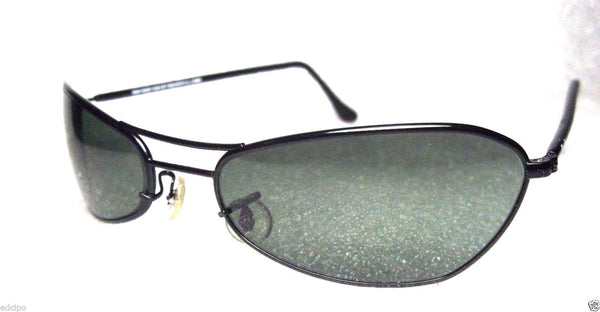 Ray-Ban Vintage *NOS B&L Orbs W2384C Sleek Black Chrome Wrap *NEW Sunglasses - Vintage Sunglasses 