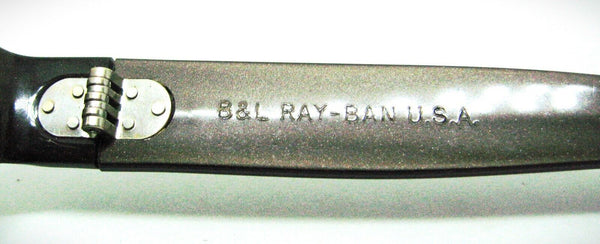 Ray-Ban NOS USA Vintage B&L 60s Plainsman Wayfarer SpaceGray New Rare Sunglasses