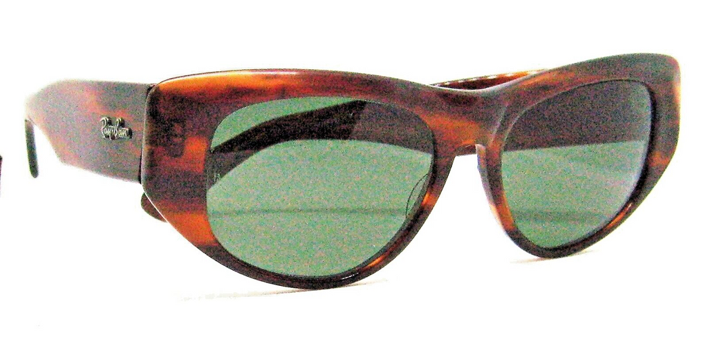 Ray-Ban USA Vintage B&L Caballero-Dekko ZZ Top Mock Tortoise Sunglasses & Case