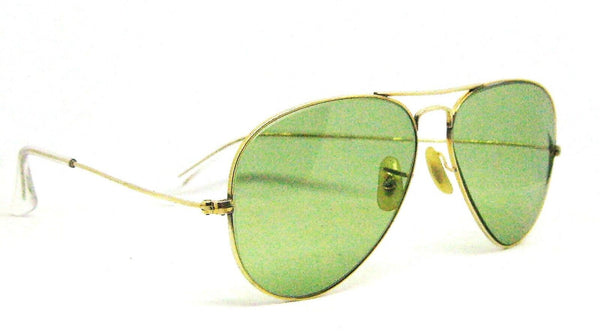 Ray-Ban USA Vintage 1940/50s B&L 58mm RB3 Aviator 12K GF Mint sunglasses