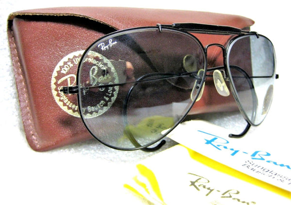 Ray-Ban USA NOS Vintage B&L Aviator 62mm ODM Blue UltraGradient New Sunglasses - Vintage Sunglasses 