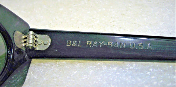 Ray-Ban USA 1950s Vintage B&L Rare Marche' Black Cateye Mint Sunglasses & Case - Vintage Sunglasses 