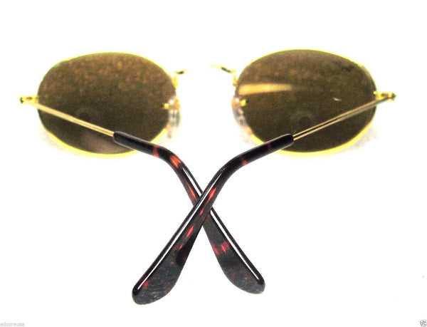 RAY-BAN *NOS VINTAGE B&L TORTUGA "Lennon" W2183 Classic Metals *NEW SUNGLASSES - Vintage Sunglasses 