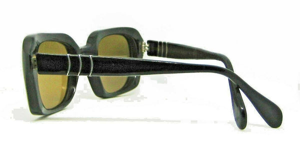Persol Ratti Meflecto 1970s Vintage 58108 Rare Patent 48-70 Ebony Sunglasses