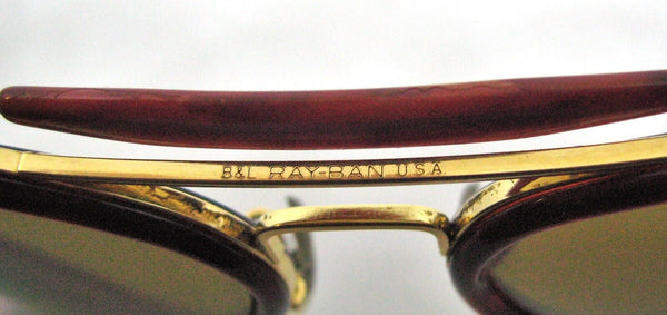 Ray-Ban USA NOS Vintage 1980s B&L Aviator Road Spirit Trad Stl G  New Sunglasses
