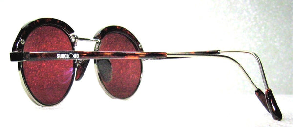 SunclOud NOS Vintage Rare RENZO Tortoise Rnd Clubmaster Rose SCR DGM Sunglasses - Vintage Sunglasses 
