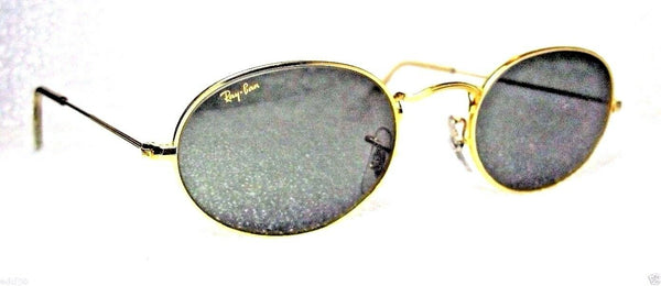 Ray-Ban USA NOS Vintage B&L Oval Lennon Styl W0976 Classic Metals New Sunglasses - Vintage Sunglasses 