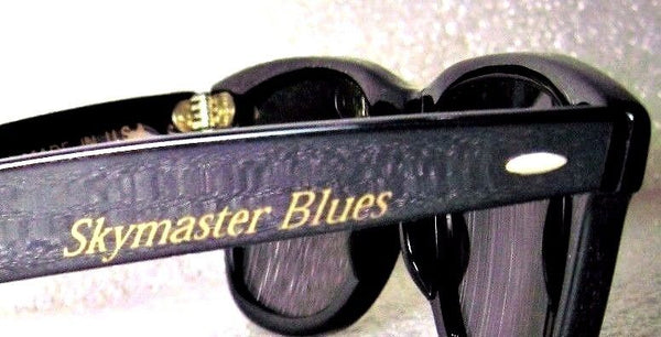 American Optical NOS Vintage Rare Wayfarer Skymaster Blues 50mm New Sunglasses - Vintage Sunglasses 