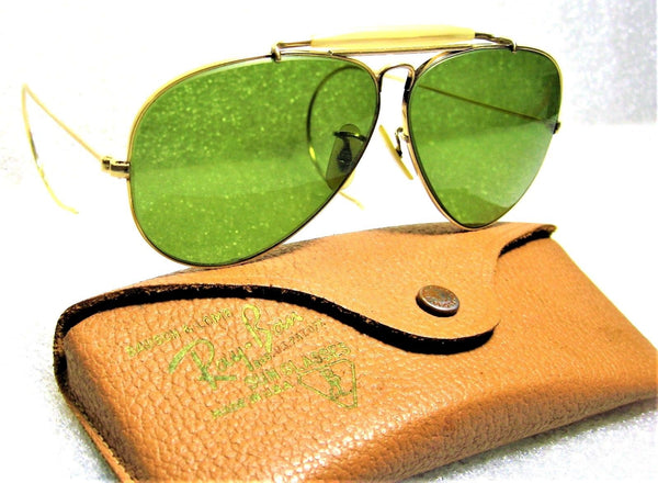 Vintage Ray-Ban USA 1950s *B&L Outdoorsman *RB-3 Aviator 12k GF *Mint Sunglasses - Vintage Sunglasses 