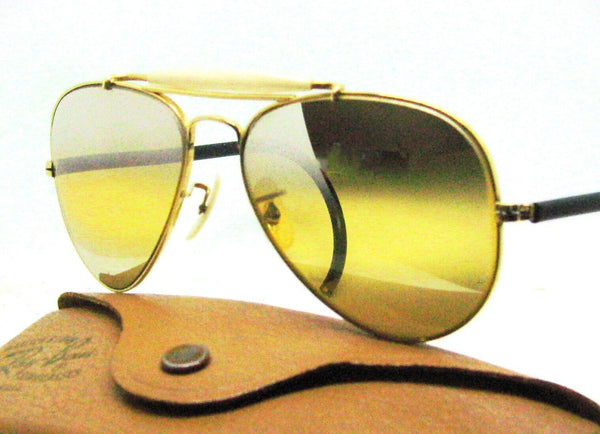 Ray-Ban USA B&L NOS Artic Deep Freeze 12K GF Aviator DGM Kalichrome Sunglasses