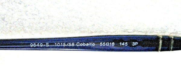 Persol Vintage 9649-S 1015/58 Rare Cobalto 55-18 Polarized New Sunglasses & Case - Vintage Sunglasses 