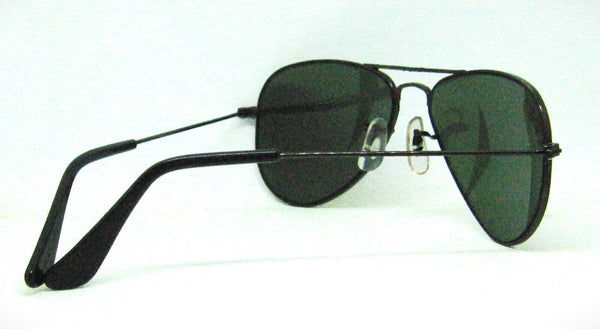Ray-Ban USA Vintage 90s B&L Aviator L2848 Small 52 G-15 Black Chrome Sunglasses