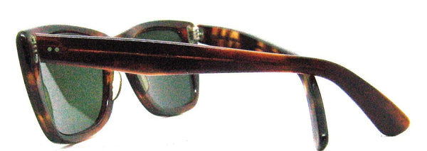 Ray-Ban USA Vintage B&L 1950s Caribbean Wayfarer Tortoise 52mm G-15 Sunglasses