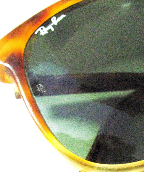 Ray-Ban USA Vintage B&L 80s TraditionalS Style E1 Tortoise Sunglasses & case