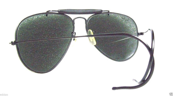 Vintage *NOS Ray-Ban USA B&L Aviator Black Chrome 58 G-15 *NEW Sunglasses & Case - Vintage Sunglasses 